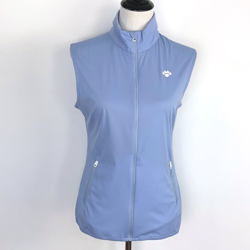 Kjus Switzerland Women's Light Blue Full Zip Golf Vest Sz 38/M - Picture 7 of 16